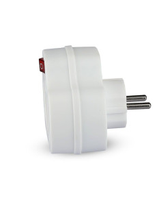 V-TAC 3 Щепсел Разклонител 2X10A + 1X16A 250V + Ключ - 8806 - Цена | LEDs4economy