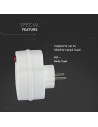 V-TAC 3 Щепсел Разклонител 2X10A + 1X16A 250V + Ключ - 8806 - 5