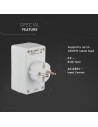 V-TAC 4 Щепсел Разклонител Мини 10А 250V - 8803 - 7