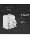 V-TAC 3 Щепсел Разклонител Мини 10А 250V - 8802 - 9