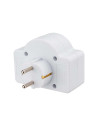 V-TAC 3 Щепсел Разклонител С Ключ 10/16А 250V Бял - 8788 - 7