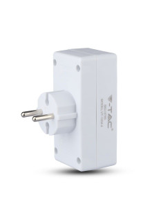V-TAC 4 Щепсел Разклонител 4Х Мини 10А 250V - 8785 - Цена | LEDs4economy