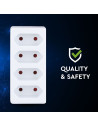 V-TAC 4 Щепсел Разклонител 4Х Мини 10А 250V - 8785 - 11