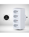 V-TAC 4 Щепсел Разклонител 4Х Мини 10А 250V - 8785 - 16