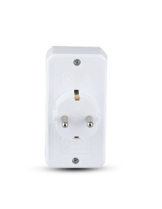 V-TAC 2 Щепсел Разклонител 2Х Мини 1Х 10/16А 250V Бял - 8784 - Цена | LEDs4economy