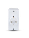 V-TAC 2 Щепсел Разклонител 2Х Мини 1Х 10/16А 250V Бял - 8784