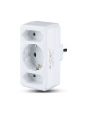 V-TAC 2 Щепсел Разклонител 2Х Мини 1Х 10/16А 250V Бял - 8784 - 7
