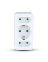 V-TAC 2 Щепсел Разклонител 2Х Мини 1Х 10/16А 250V Бял - 8784 - 9