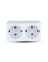 V-TAC 2 Щепсел Разклонител 10/16А 250V Бял - 8783 - 2