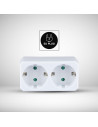 V-TAC 2 Щепсел Разклонител 10/16А 250V Бял - 8783 - 3