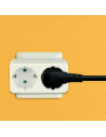 V-TAC 2 Щепсел Разклонител 10/16А 250V Бял - 8783 - 8