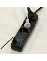 V-TAC 3 Гнезда Разклоните 2USB Кабел 1.5м Черен - 8776 - 5