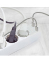 V-TAC 3 Гнезда Разклоните 2USB Кабел 1.5м Бял - 8774 - 5