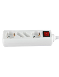 V-TAC 4 Гнезда Комбиниран Разклонител с Ключ Кабел 1.5м Бял - 8770 - Цена | LEDs4economy