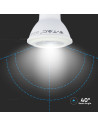 LED Крушка - SAMSUNG ЧИП 5.8W E27 PAR20 6400K - 5