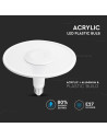 LED Крушка - SAMSUNG ЧИП 18W Акрилна UFO Пластик 4000К - 7
