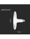 LED Крушка - SAMSUNG ЧИП 11W Акрилна UFO Пластик 6400К - 2