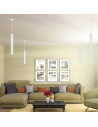 V-TAC 1*GU10 Корпус Пендел Бял D:60x500MM - 6780 - 7
