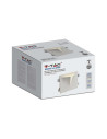 V-TAC GU10 Гипсова Отливка Стенна G9 Бяла - 6769 - 4