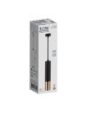 V-TAC 1xGU10 Корпус Пендел Черен + Златно D:60x300 - 6688 - 6