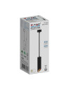 V-TAC 1xGU10 Корпус Пендел Черен D:55x200 - 6684 - 6