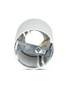 V-TAC GU10 Корпус Кръг Бяло + Зларо - 8591 - 4