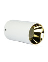 V-TAC GU10 Корпус Кръг Бяло + Зларо - 8591 - 8