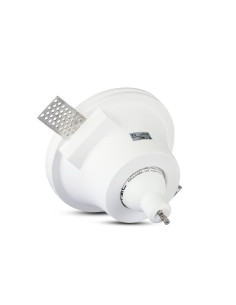 V-TAC GU10 Гипсова Отливка Кръг Бял - 3654 - Цена | LEDs4economy