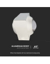 V-TAC 2W LED COB Луна 4000K Бяло Тяло - 23031 - 4