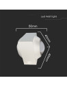 V-TAC 2W LED COB Луна 4000K Бяло Тяло - 23031 - 6