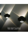 V-TAC 2W LED COB Луна 4000K Черно Тяло - 23030 - 5