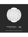 V-TAC 2W LED COB Луна 3000K Бяло Тяло - 10585 - 3