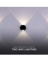 V-TAC 2W LED COB Луна 3000K Черно Тяло - 10584 - 3