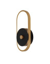V-TAC 15W Стенна Лампа (L33*W15*H4.4мм) 4000K Черно + Златисто Тяло IP65 - 10563