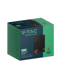 V-TAC 2x6W Стенна Лампа (W141*D65*H200мм) 3000K Черно Тяло IP65 - 10559 - Цена | LEDs4economy 2
