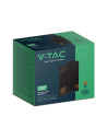 V-TAC 2x6W Стенна Лампа (W141*D65*H200мм) 3000K Черно Тяло IP65 - 10559 - 2