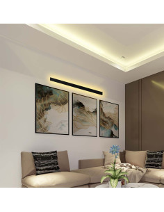 V-TAC 20W LED Линейна Стенна Лампа 1010x60x50мм 3000K Антрацит IP54 - 10434 - Цена | LEDs4economy 2