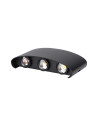 V-TAC 5W Стенна Лампа Пясъчно Черно Тяло 4000К IP54 - 218616