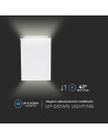 V-TAC 4W LED Стенна Лампа Бяла 6500К - 218562 - 6
