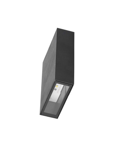 4W LED Стенна Лампа Черна 6500К