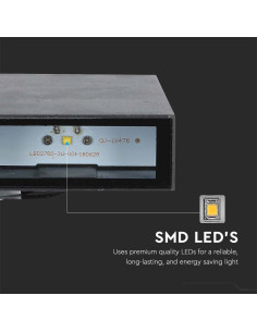 V-TAC 4W LED Стенна Лампа Черна 6500К - 218563 - Цена | LEDs4economy 2
