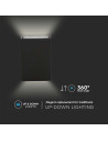 V-TAC 4W LED Стенна Лампа Черна 6500К - 218563 - 4