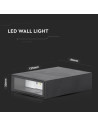 V-TAC 4W LED Стенна Лампа Черна 3000К - 218561 - 3