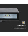 V-TAC 4W LED Стенна Лампа Черна 3000К - 218561 - 4