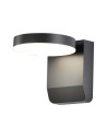 V-TAC 17W LED Стенна Лампа Черна Кръг 4000К IP65 - 2953