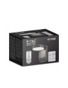 V-TAC 17W LED Стенна Лампа Черна Кръг 4000К IP65 - 2953 - 3