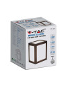 V-TAC 12W Стенна Лампа Черно Тяло 4000К - 218341 - 5