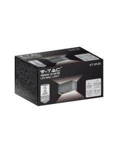 V-TAC 24W LED Стенна Лампа Сива 4000К IP65 - 2980 - Цена | LEDs4economy 2