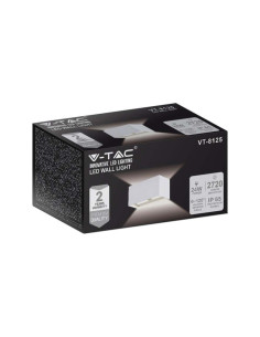 V-TAC 24W LED Стенна Лампа Бяла 3000К IP65 - 2975 - Цена | LEDs4economy 2