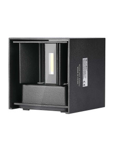V-TAC 5W Аплик Черно Тяло Квадрат IP65 3000K - 217078 - Цена | LEDs4economy